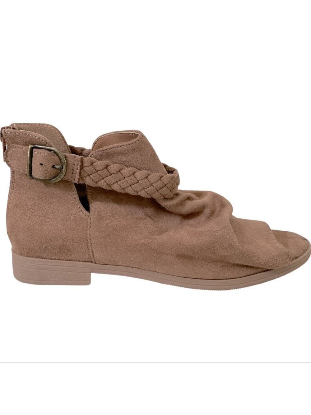 Soda Faux Suede Gladiator Sandals Size 7